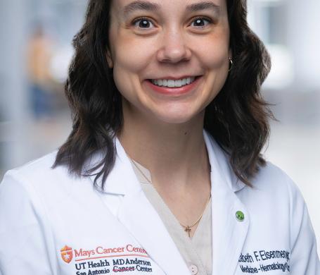 Dr. Gawlik in her white coat